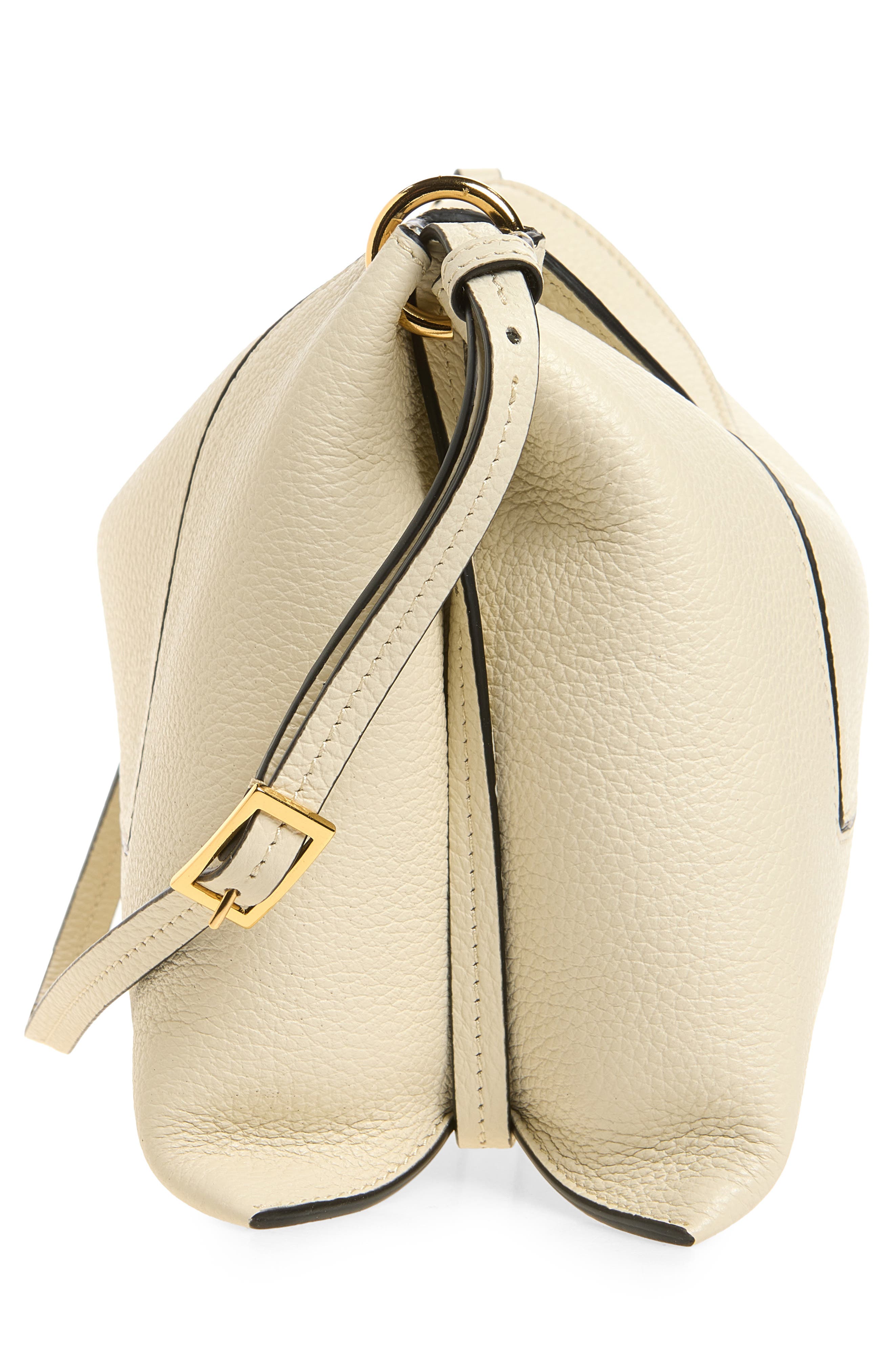 Penelope Leather Shoulder Bag, Alternate, color, WHITE CRUST
