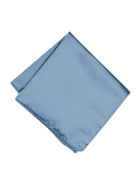 Men's Solid Satin Pocket Square