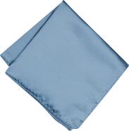 Brooklyn Brigade Men's Solid Satin Pocket Square