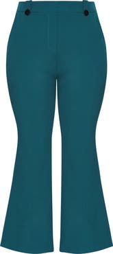 City Chic Vienna High Waist Flare Pants