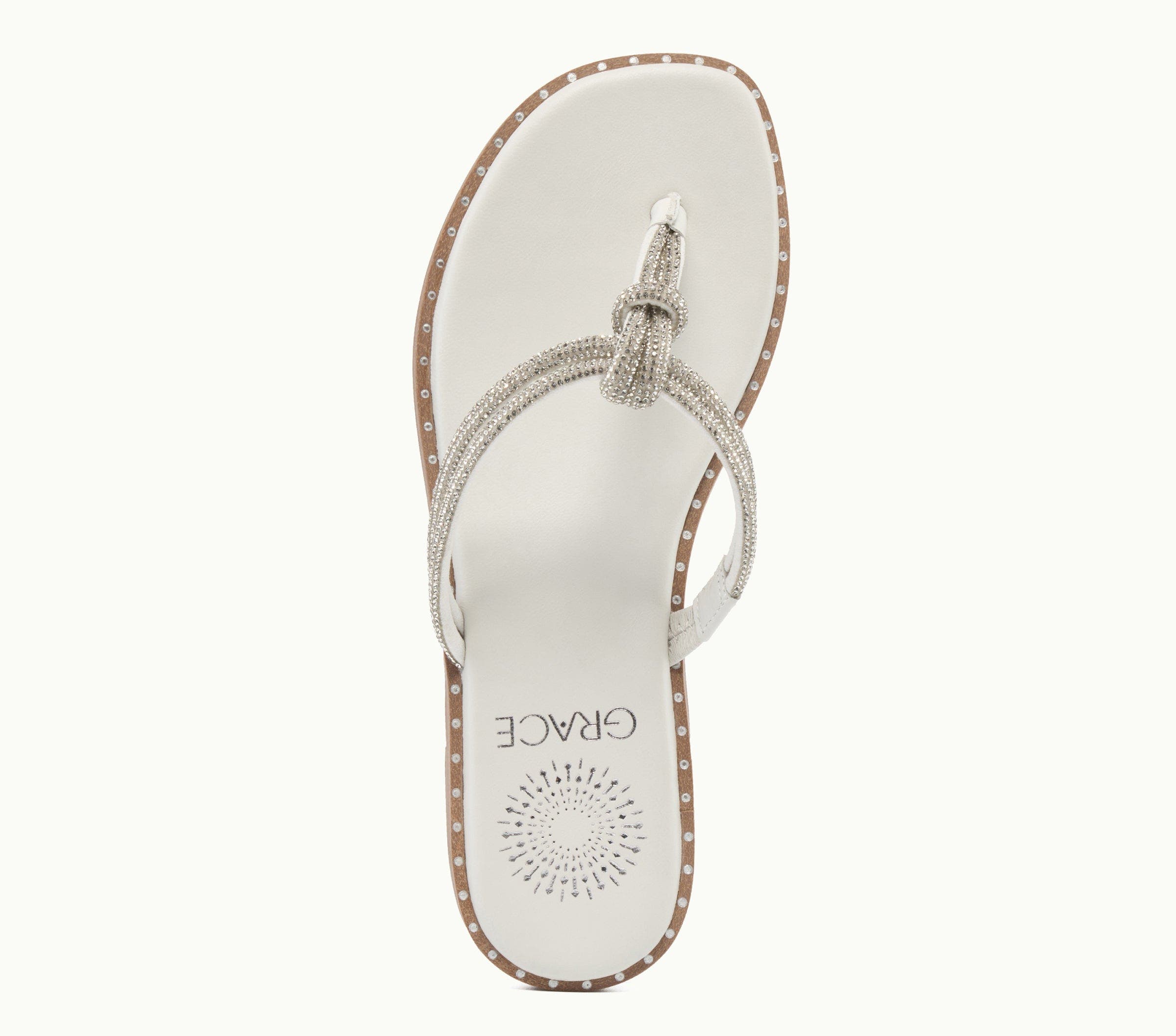 Grace Footwear Maldives Sandal, Alternate, color, Clear