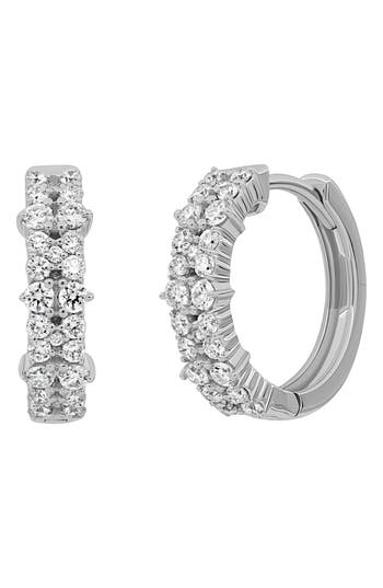 Bony Levy Liora Diamond Hoop Earrings In 18k White Gold