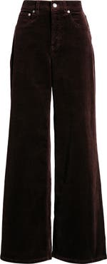 SPANX® High Waist Wide Leg Corduroy Pants