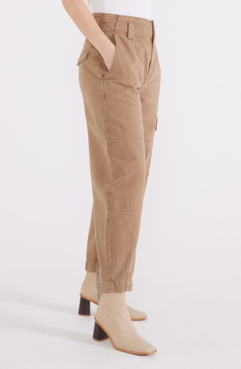 ÉTICA Juni High Waist Crop Relaxed Cargo Pants, Alternate, color, 