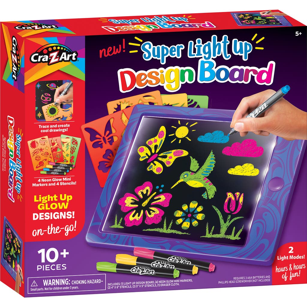 CRA-Z-ART Super Lightup Design Board Art Kit, 10 Pieces in Multicolored  product