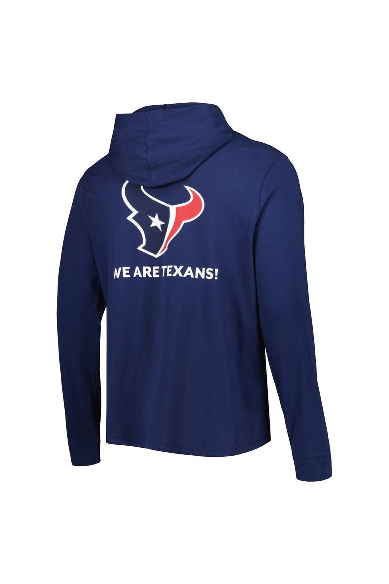 Men's Vineyard Vines Navy Houston Texans Local Long Sleeve Hoodie T-Shirt, Alternate, color, Navy