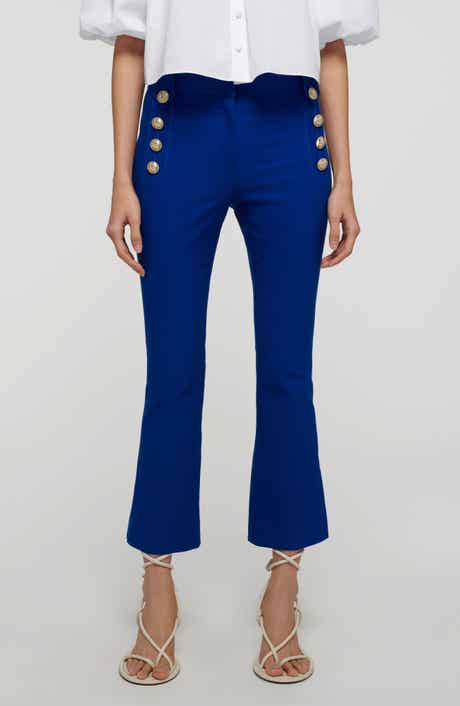 Derek Lam 10 Crosby Robertson Slim Crop Straight Leg Pants