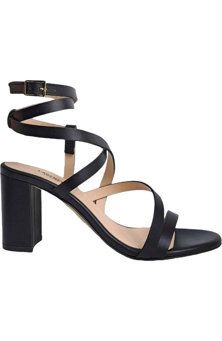 L'AGENCE Emily Strappy Wraparound Sandal, Alternate, color,