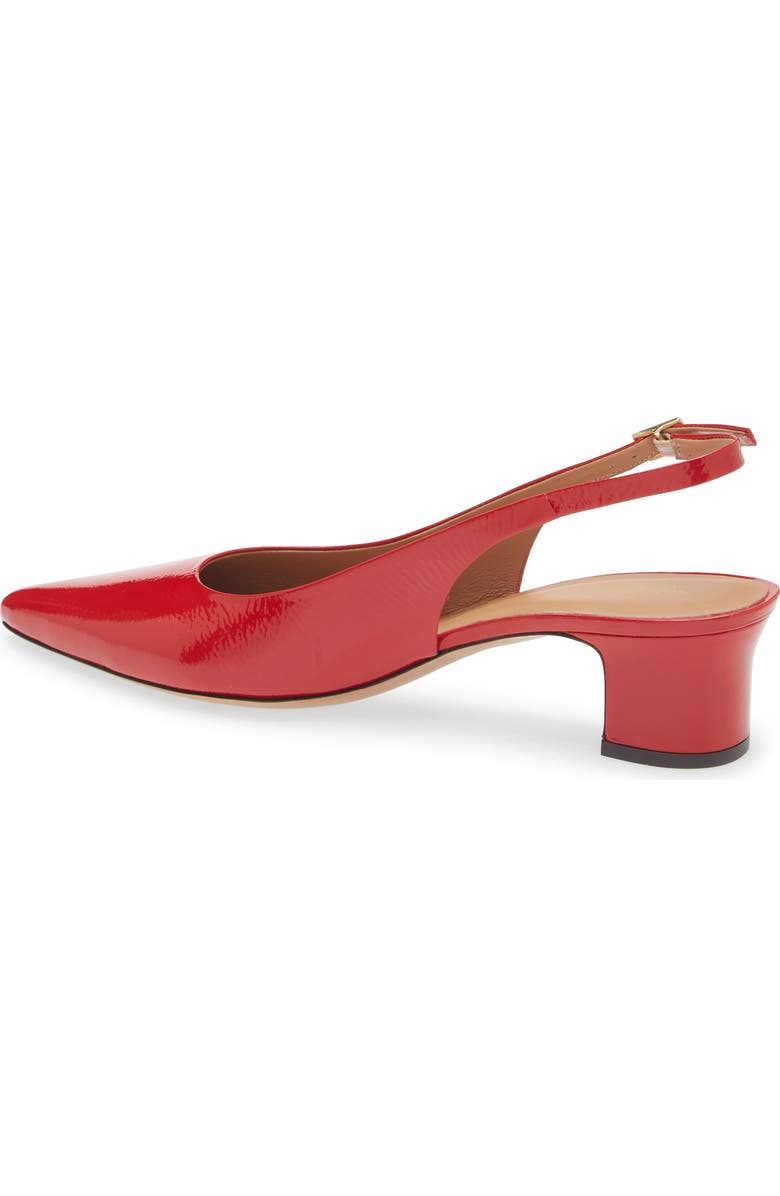 Mansur Gavriel Pointed Toe Slingback Pump, Alternate, color, Poppy