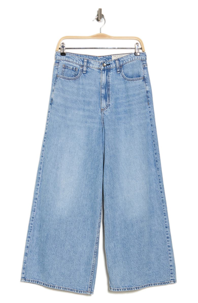 rag & bone Serena Crop Wide Leg Jeans, Main, color,