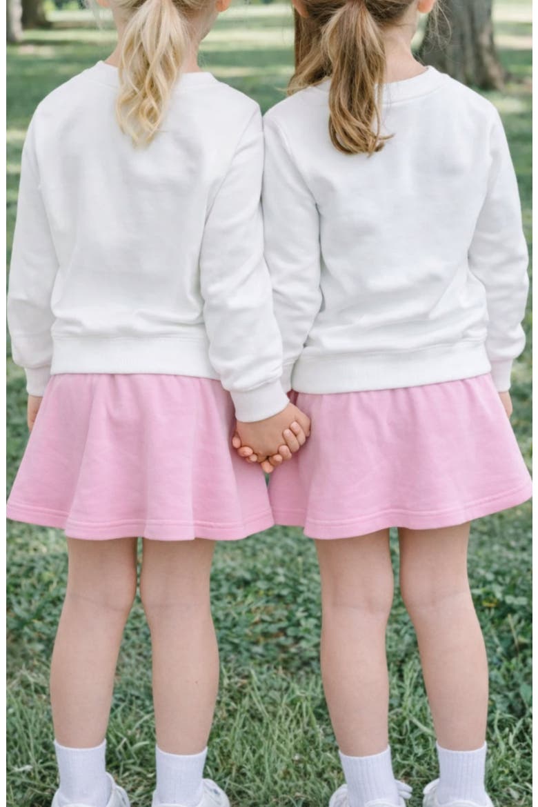 Sister Sweatshirt, Alternate, color, White/Pink