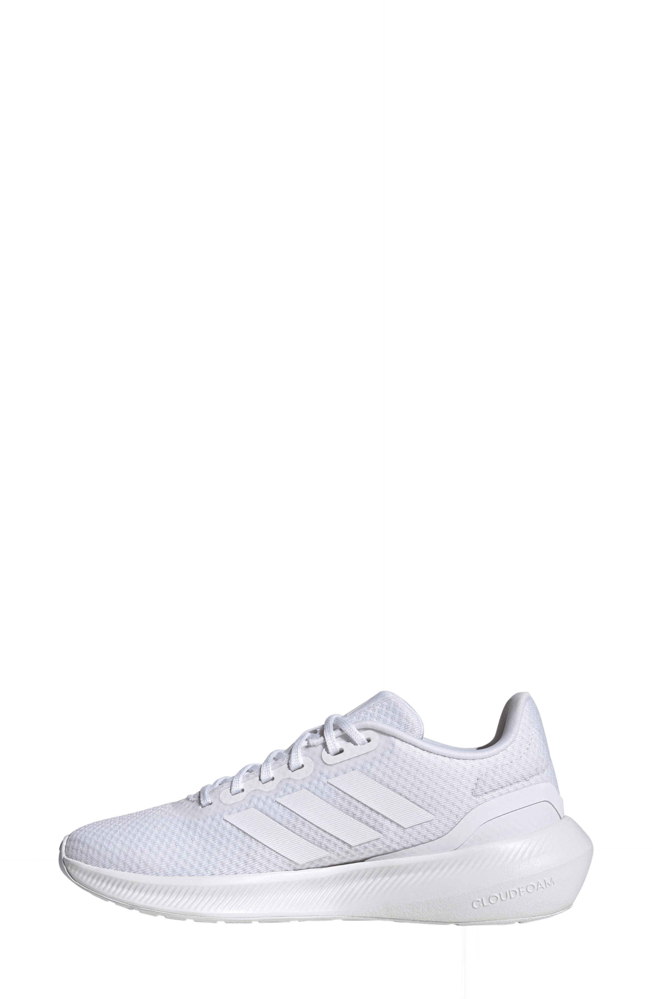 Runfalcon 3 Running Shoe, Alternate, color, WHITE/ WHITE/ BLACK