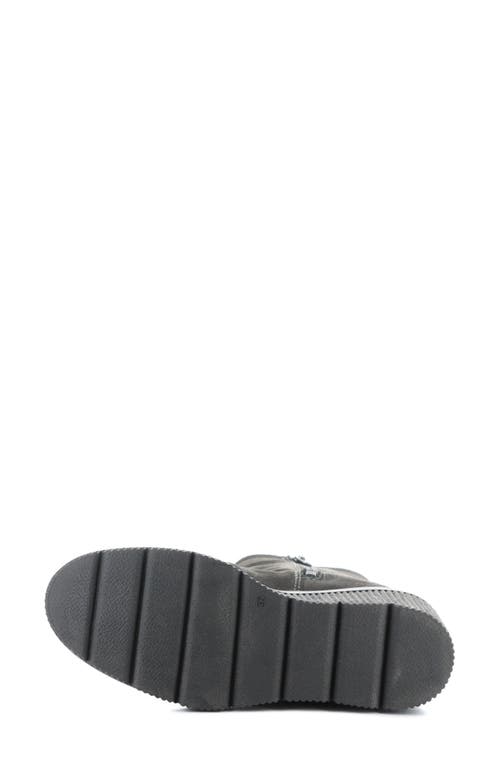 Bos. & Co. Alina Waterproof Platform Wedge Bootie In Gray