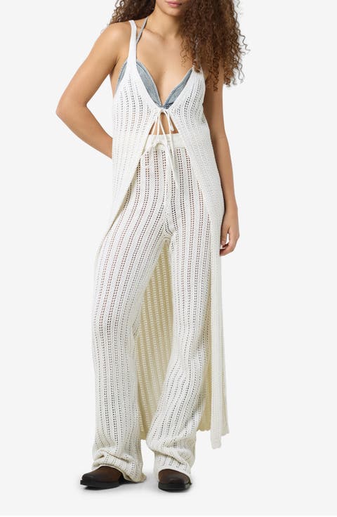 Laika Open Stitch Longline Vest