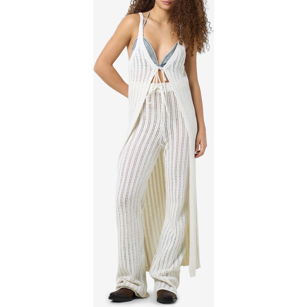 NOISY MAY NOISY MAY LAIKA OPEN STITCH LONGLINE VEST