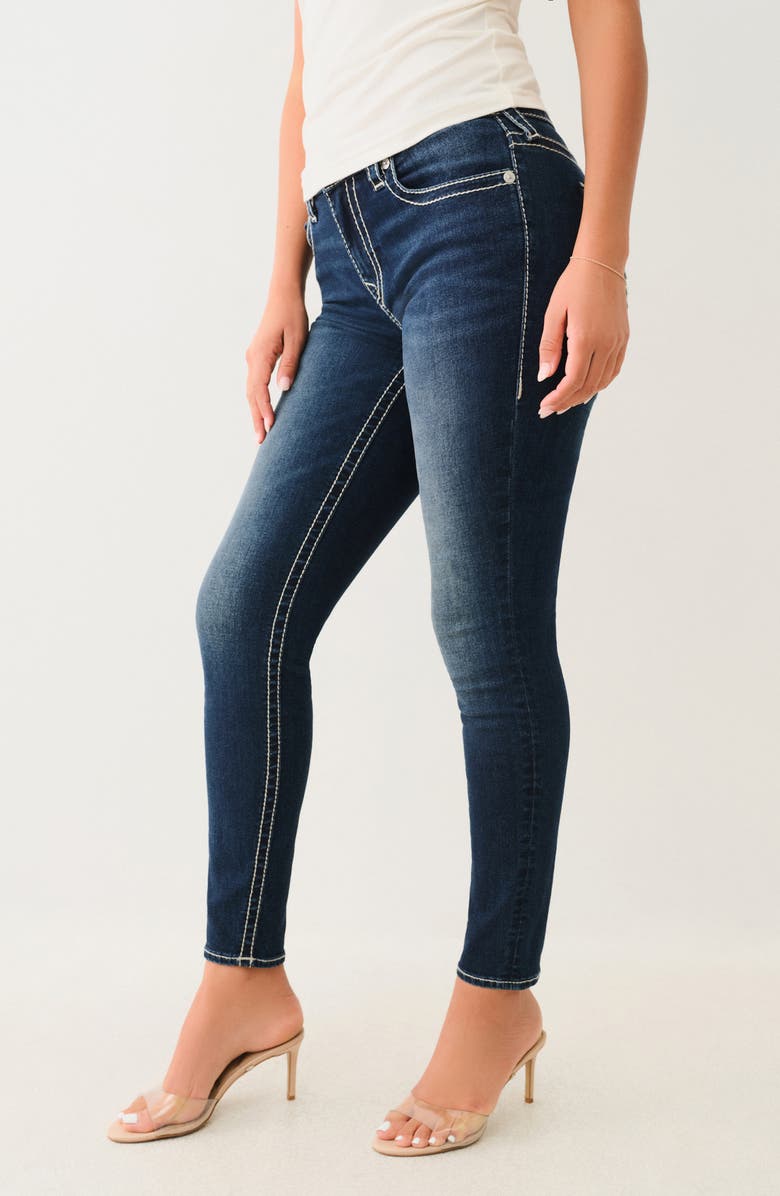 True Religion Jennie Big T Skinny Jeans, Alternate, color,