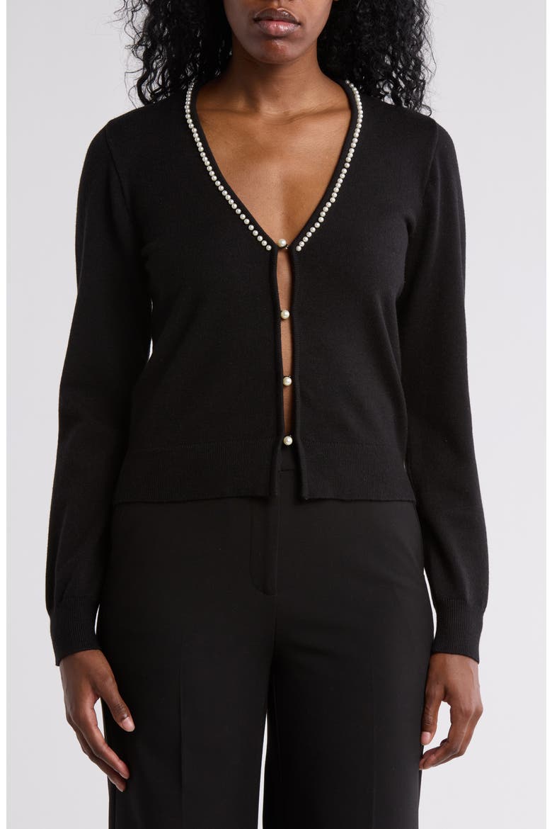 Laurel Cardigan, Main, color, BLACK