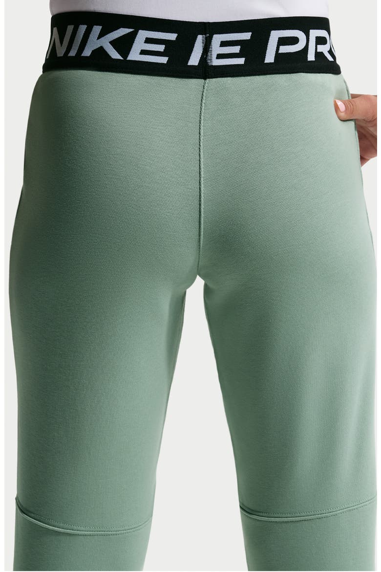 Kids' Pro Fleece Elastic Waist Joggers, Alternate, color, STEAM/ BLACK/ WHITE
