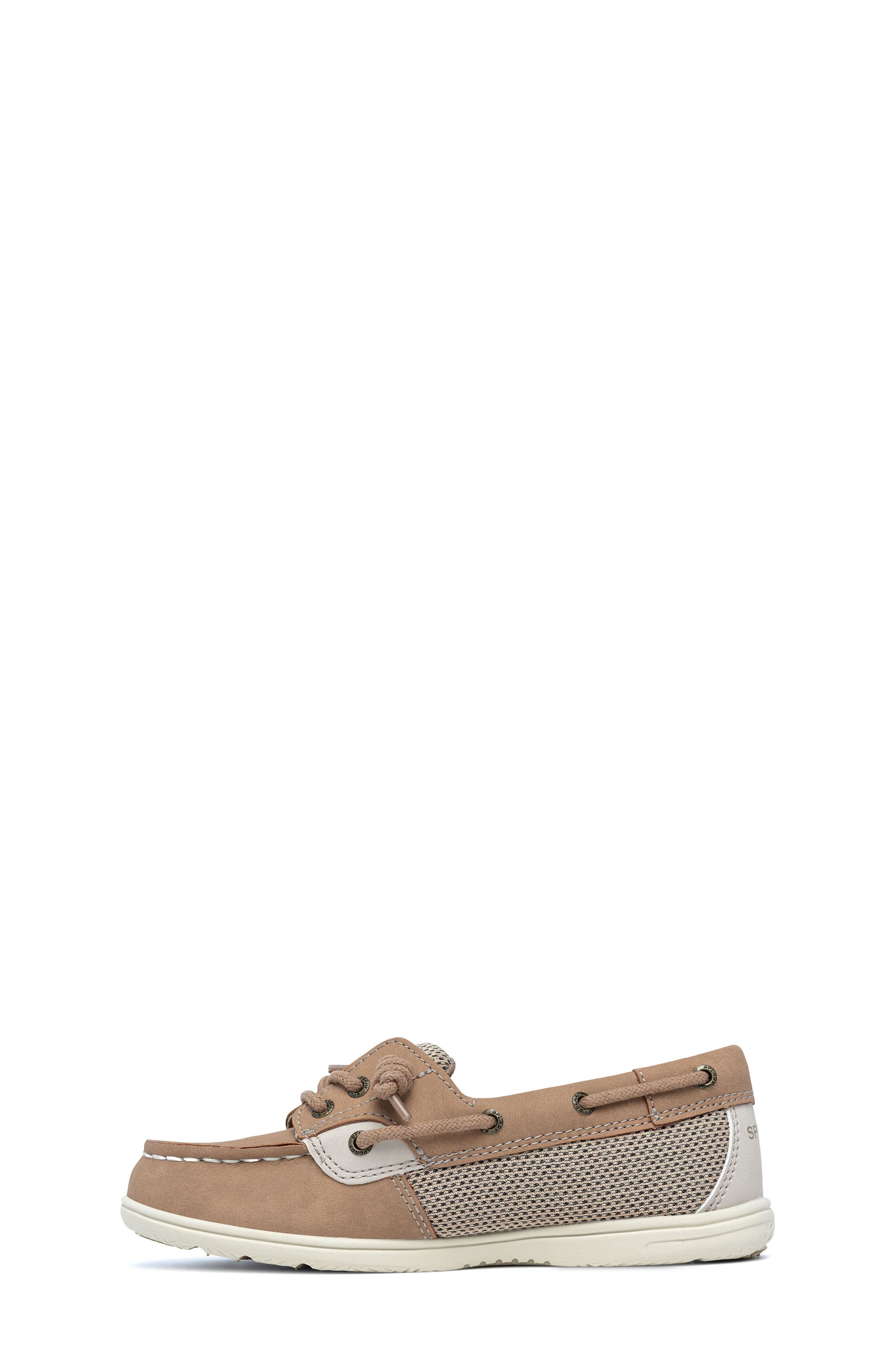 Kids' Shoresider Boat Shoe, Alternate, color, LINEN