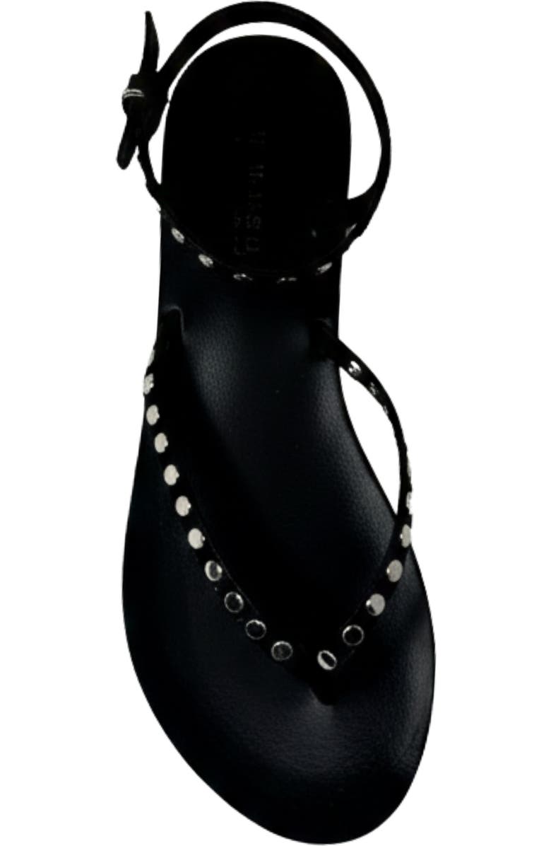 SHUSHOP Bibi Ankle Strap Sandal, Alternate, color, Black