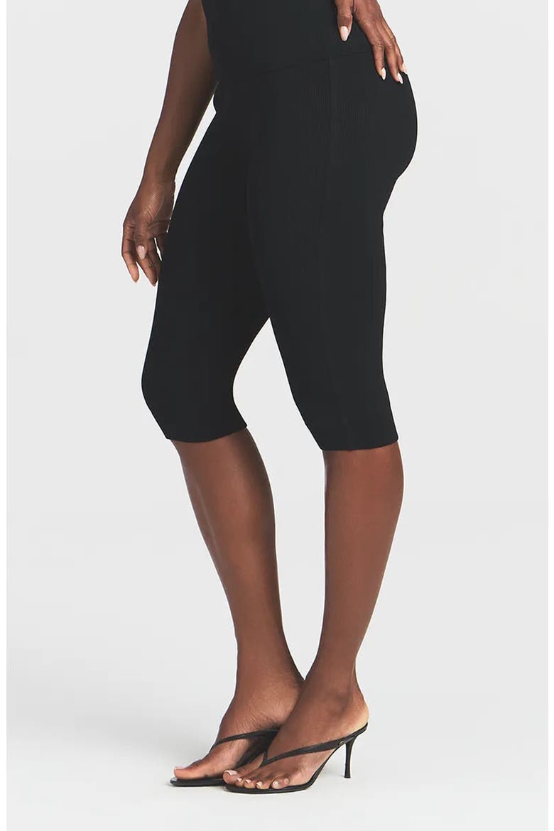 Refined Knit Capri Pants, Alternate, color, ONYX