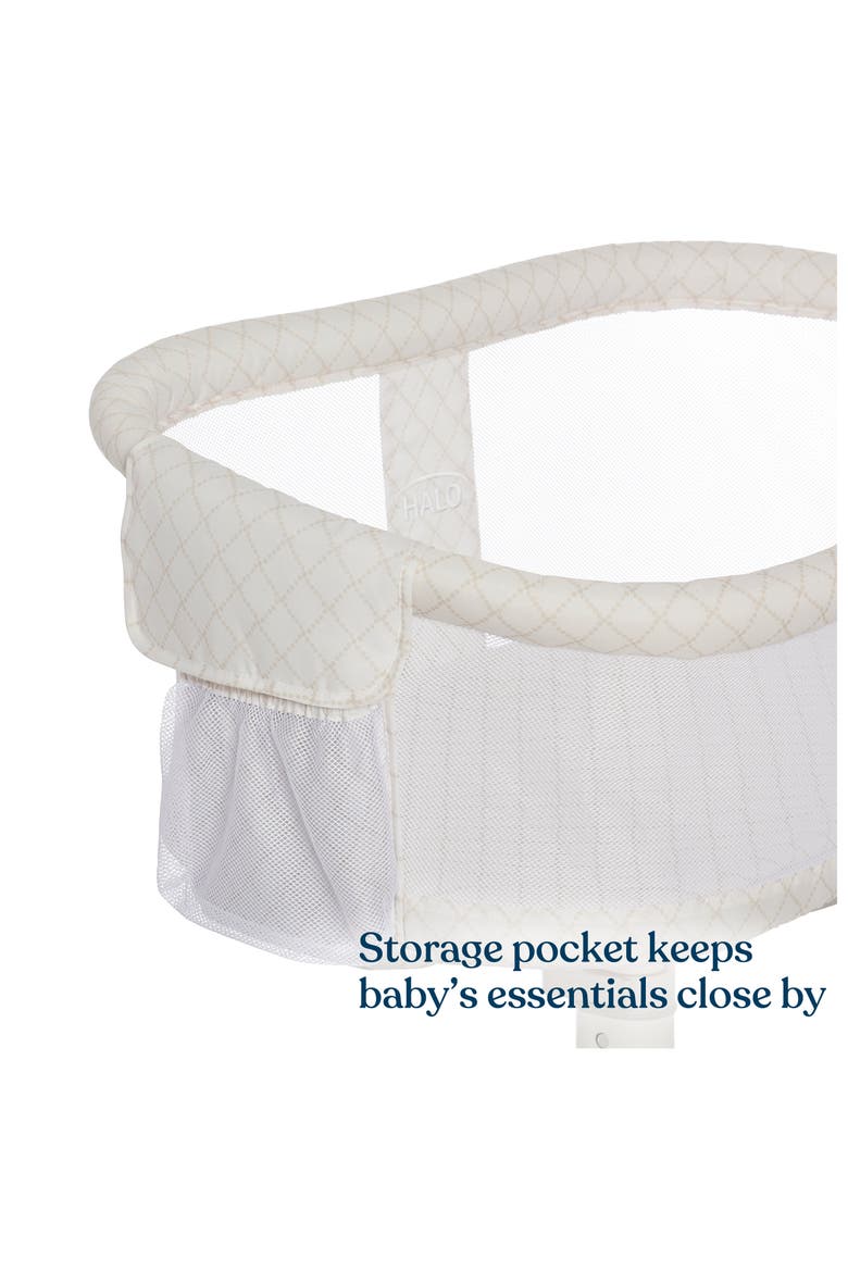 HALO® Bassinest™ Essentia Series Bedside Swivel Sleeper, Alternate, color, NAUTICAL NET