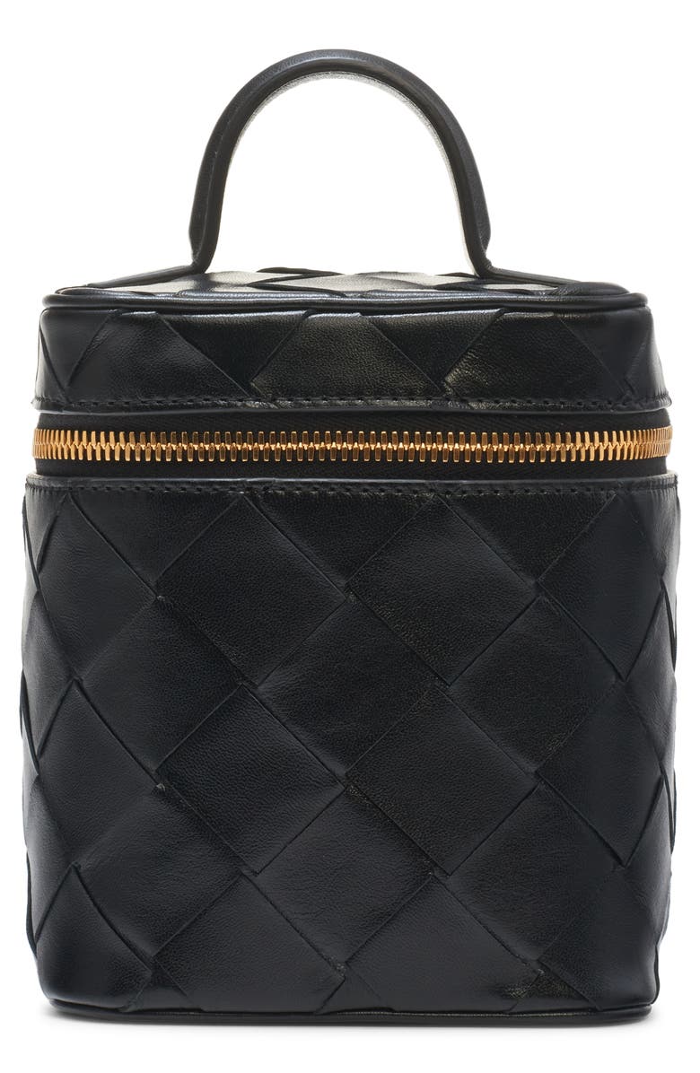 Bottega Veneta Intrecciato Leather North/South Vanity Case, Main, color, 
