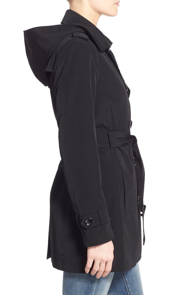 Calvin Klein Double Breasted Trench Coat, Alternate, color,