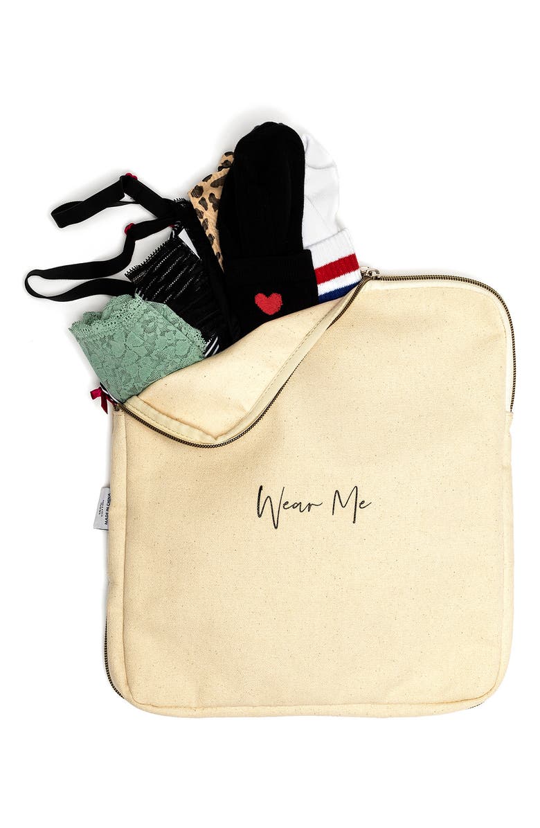 Lindsay Albanese Two-Sided Laundry Bag, Alternate, color,