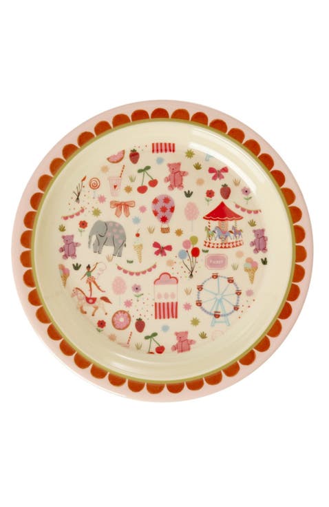 Melamine Kids Plate Fun Fair