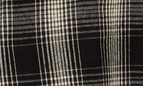 James Campbell Mccall Plaid Overshirt In Black