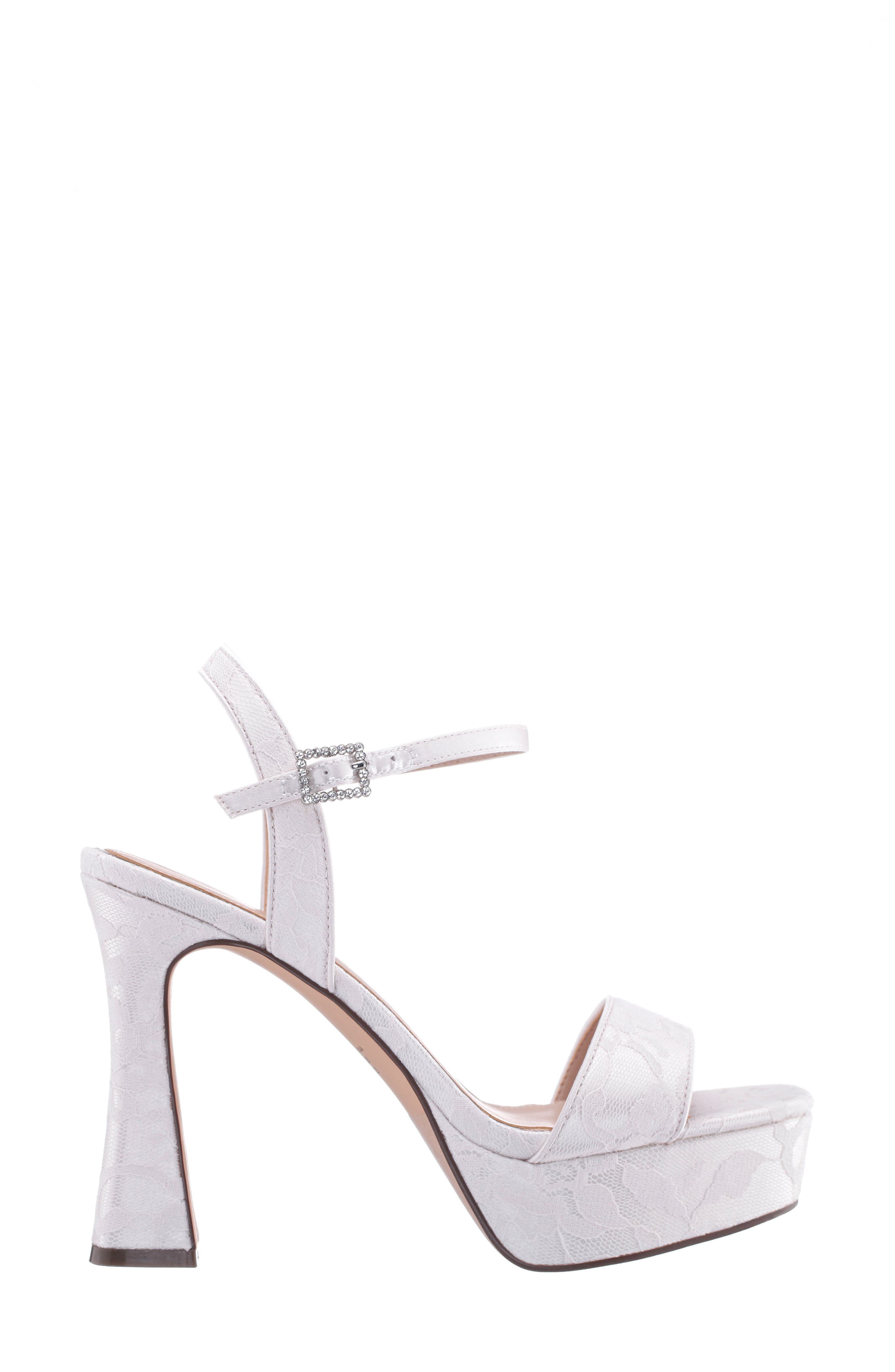 Nina Alma Platform Sandal, Alternate, color, Ivory