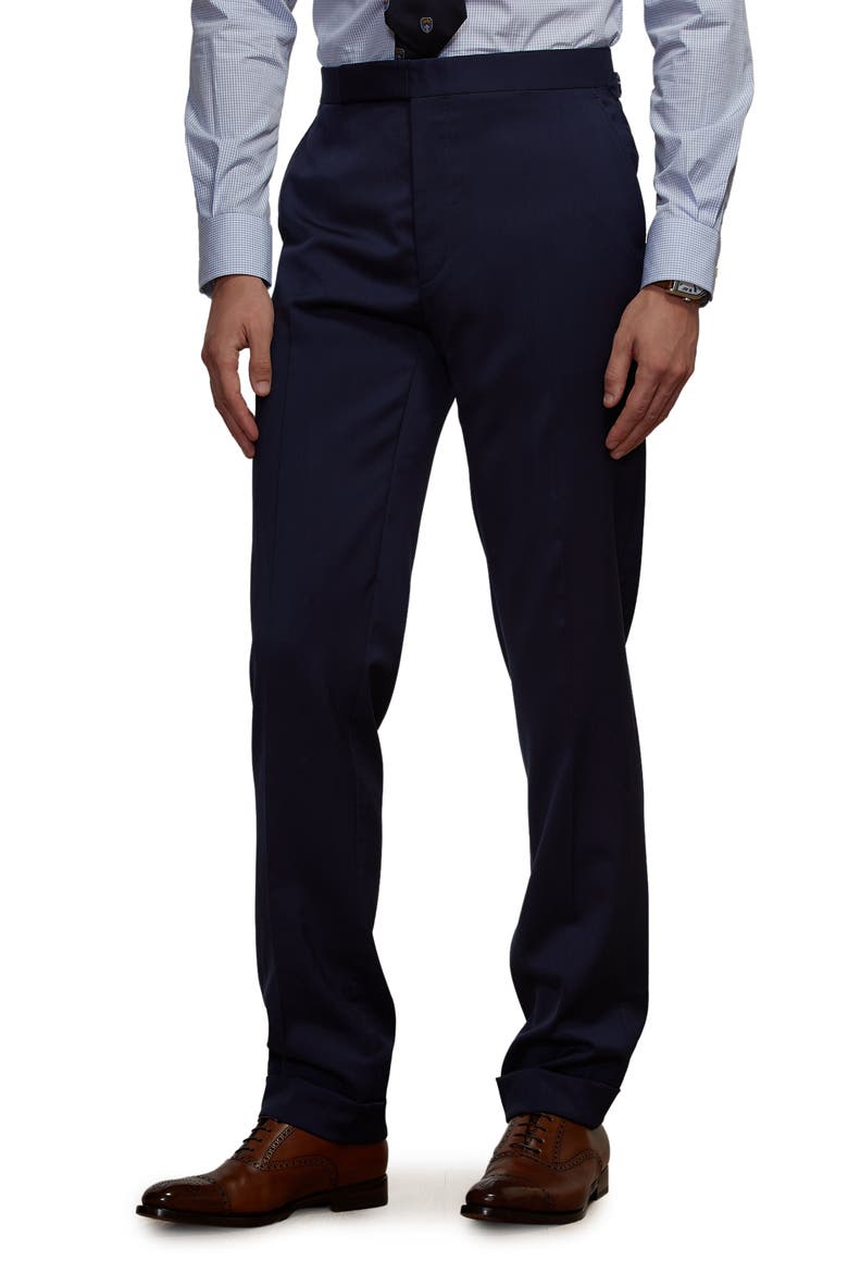Gregory Hand Tailored Wool Serge Suit, Alternate, color, CLASSIC NAVY