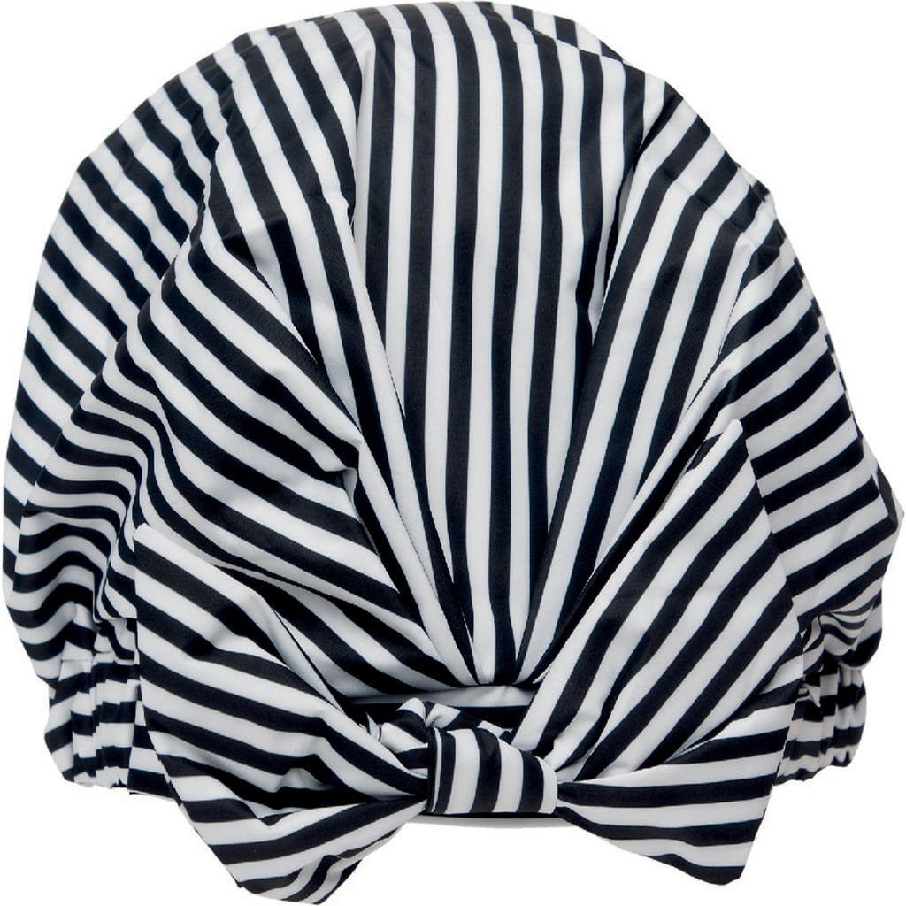 Kitsch Luxe Shower Cap In Stripe
