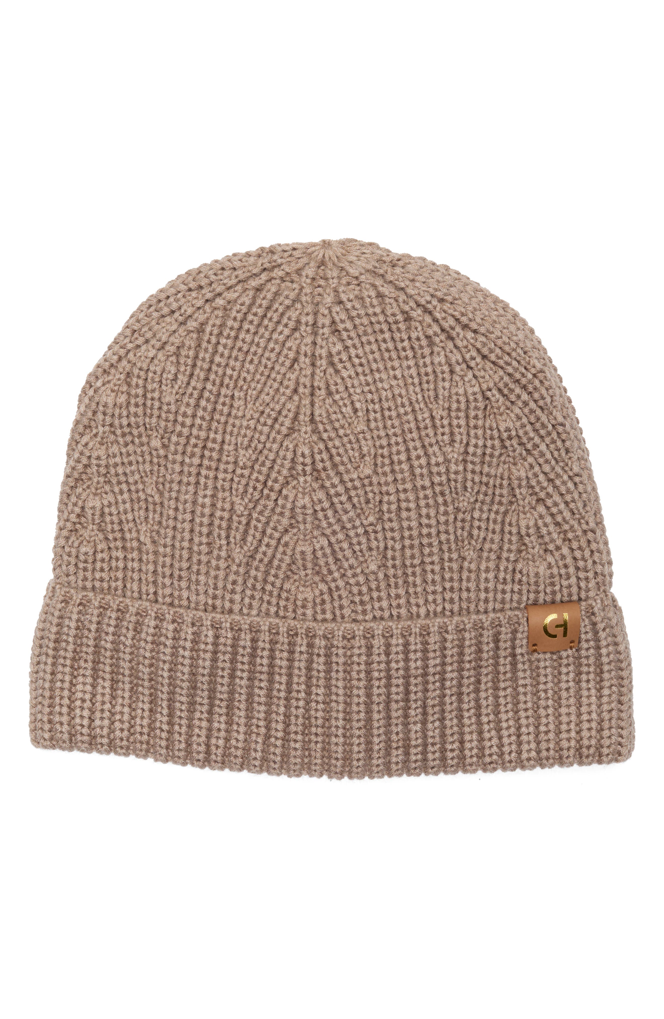 Cole Haan Ribbed Cuffed Beanie