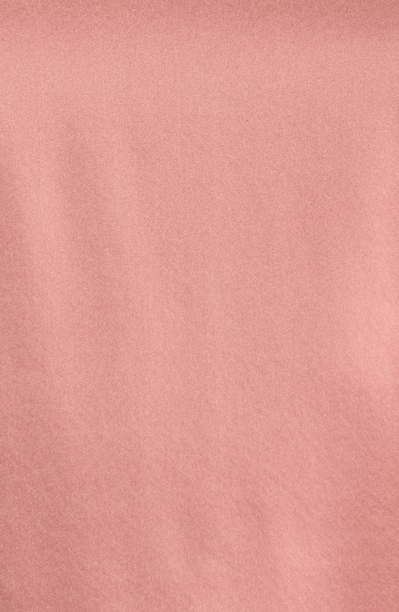 Lunya Lace Trim Washable Silk Short Pajamas, Alternate, color, Brambled Blush/ Mulled Maple