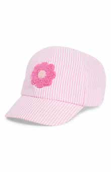 Toby Flower Patch Seersucker Baseball Cap