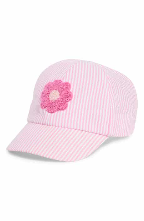 Toby Flower Patch Seersucker Baseball Cap