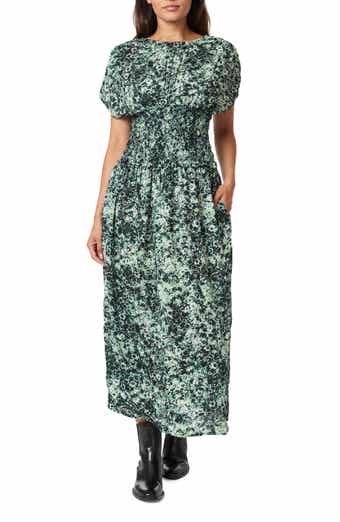 Scotch & Soda Smocked Waist Maxi Dress