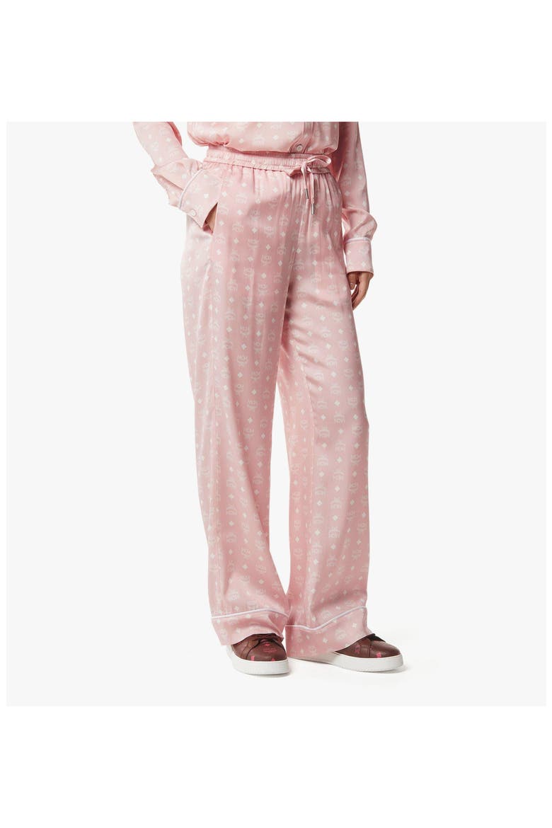 Silk Pajama Pants, Alternate, color, Soft Pink