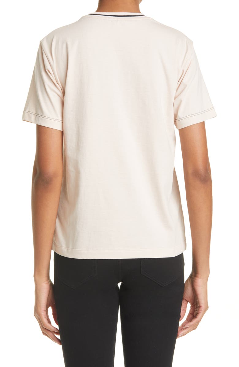Fendi Roma Logo Appliqué Women's Graphic Tee, Alternate, color, 