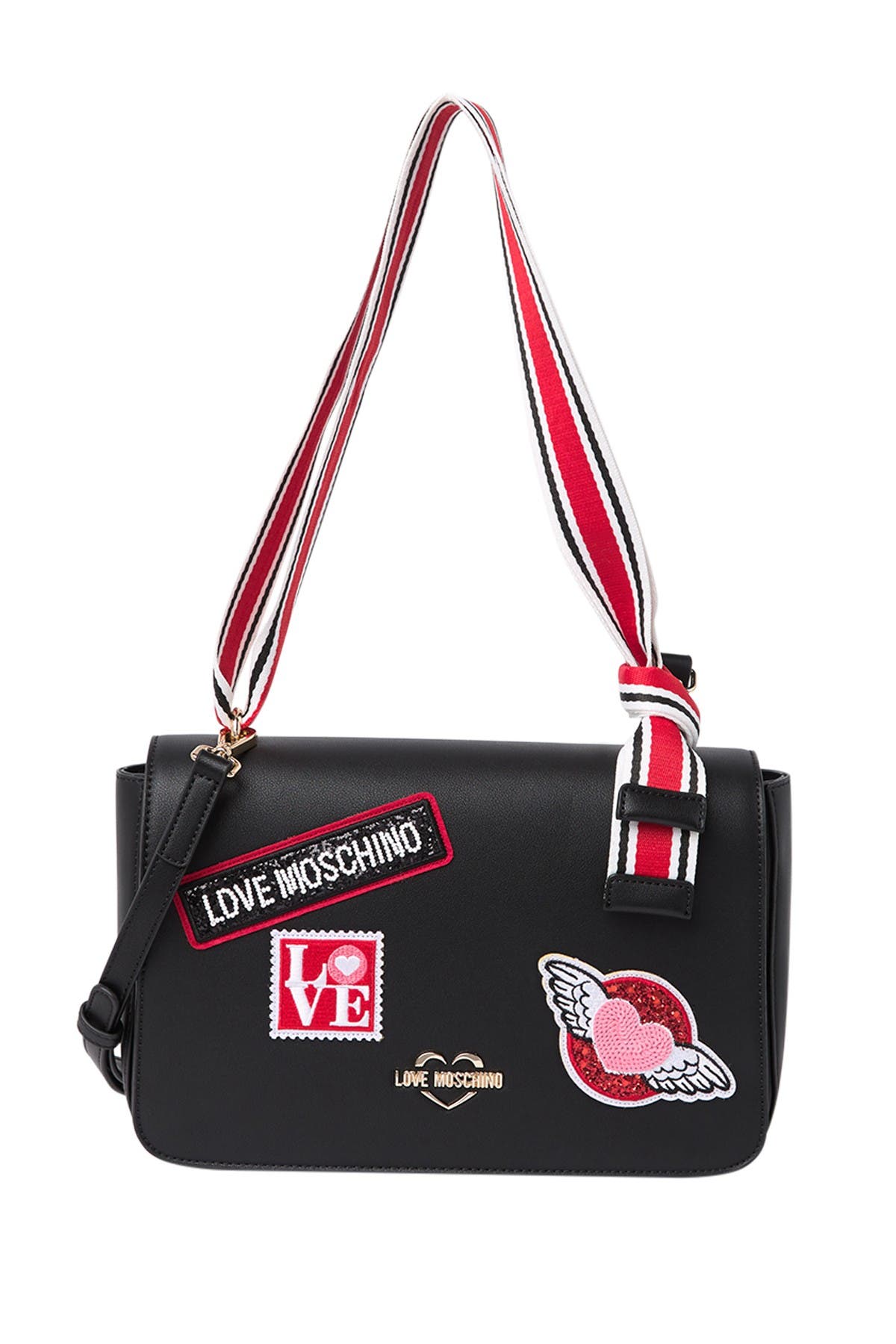 Love Moschino Patchwork Crossbody Bag (Men) | Nordstromrack