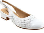 Trotters Dea Woven Slingback Pump