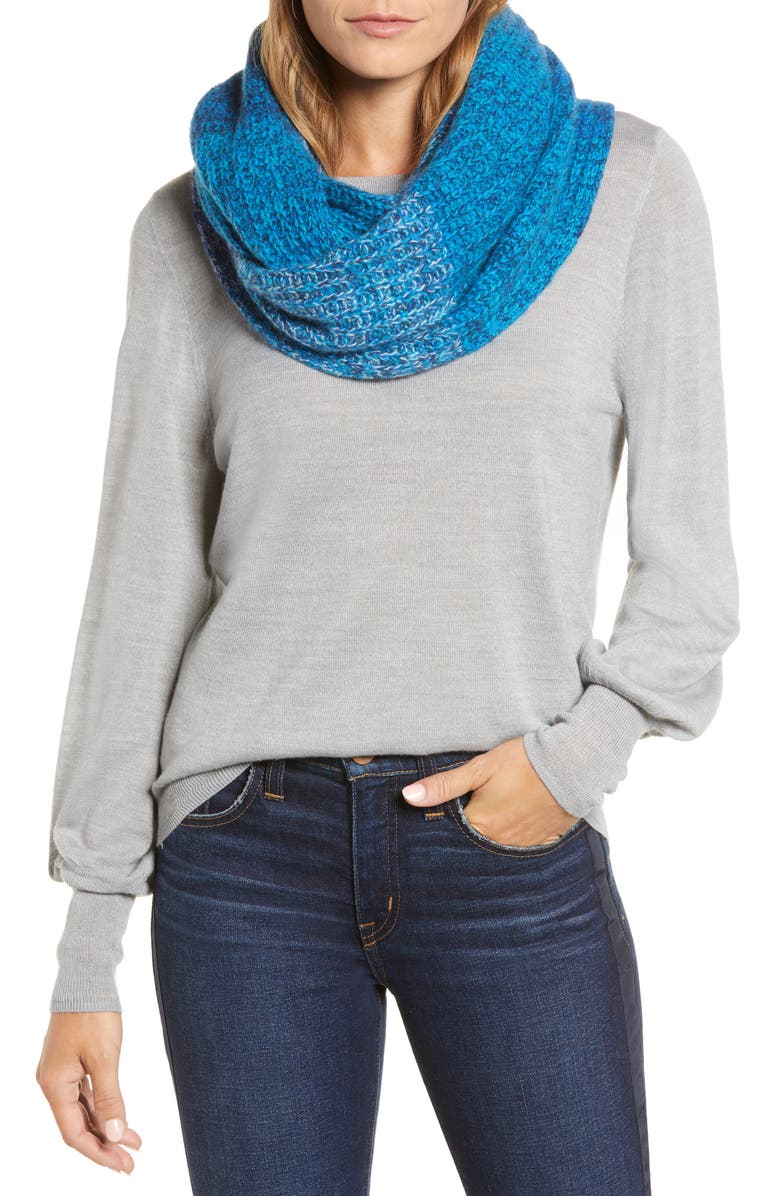 Halogen<sup>®</sup> Ombré Cashmere Infinity Scarf, Main, color, 