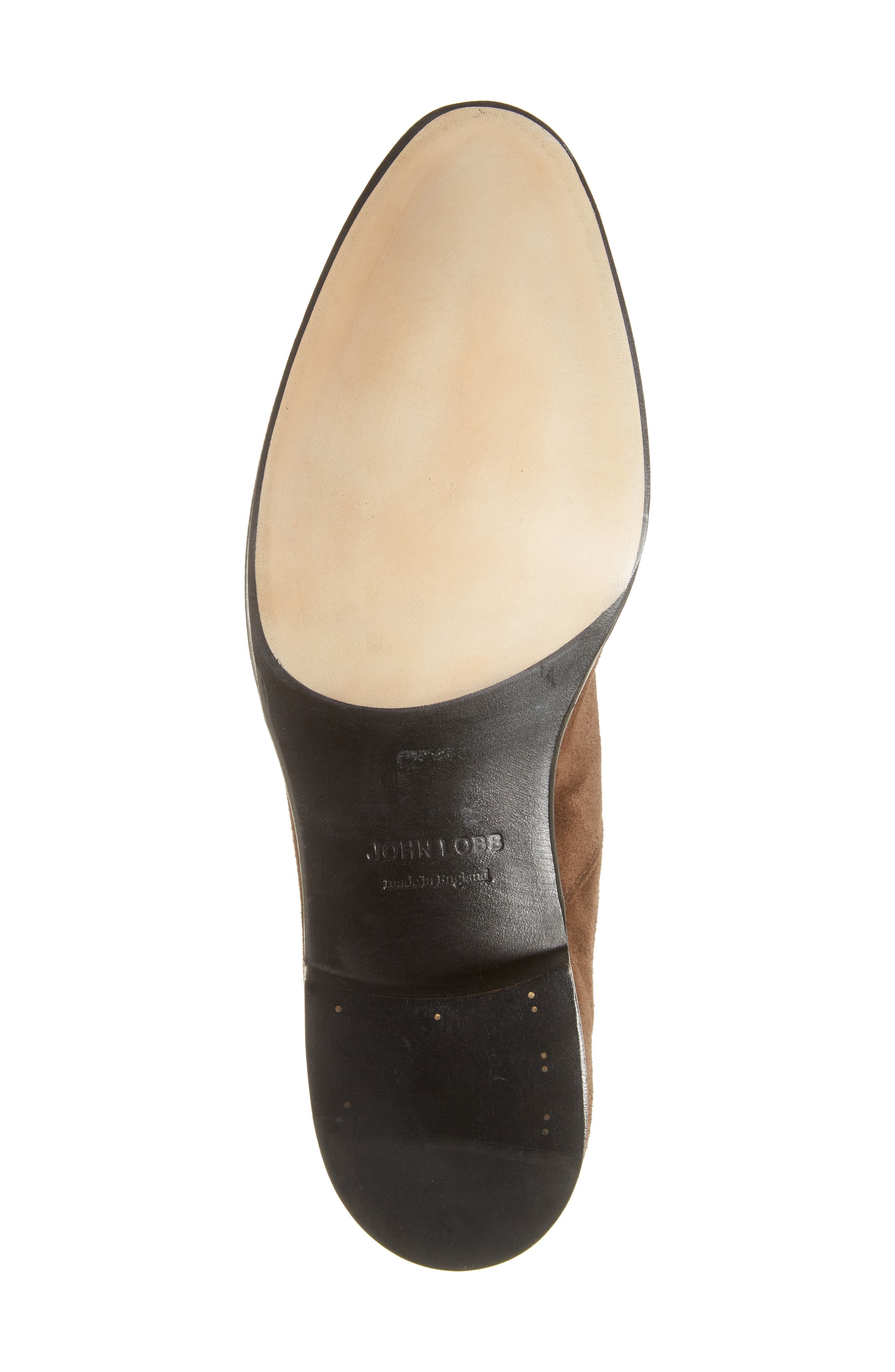 John Lobb Eddi Chelsea Boot, Alternate, color, Dark Brown