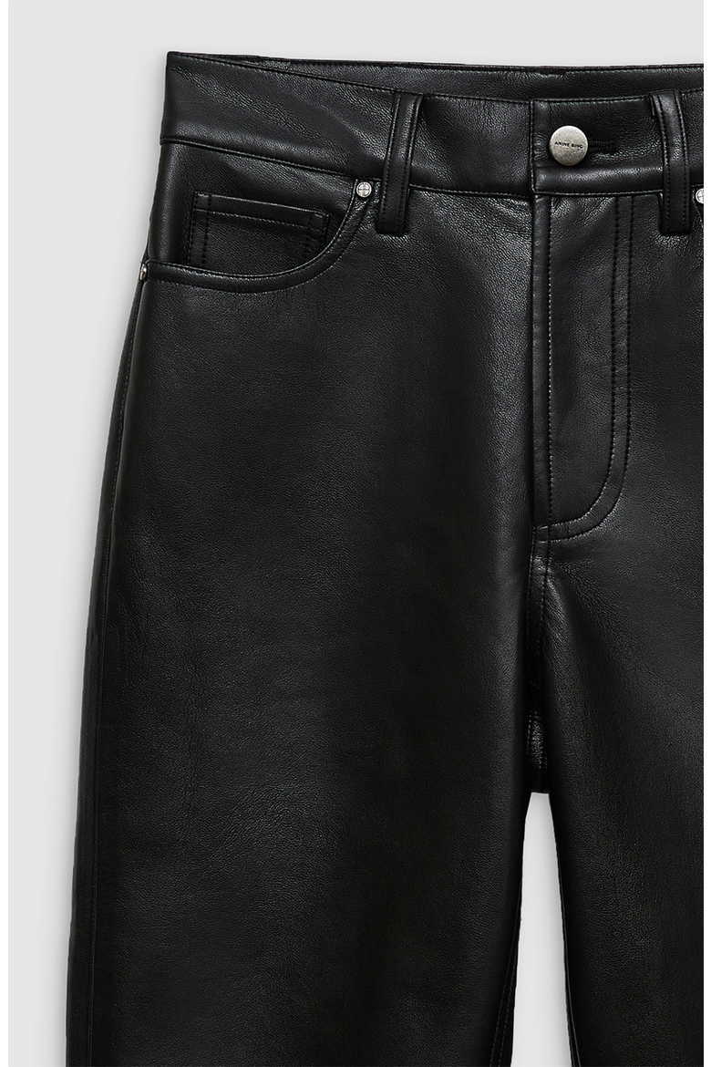 Bruno Pant Recycled Leather, Alternate, color, Black Recycled Leather
