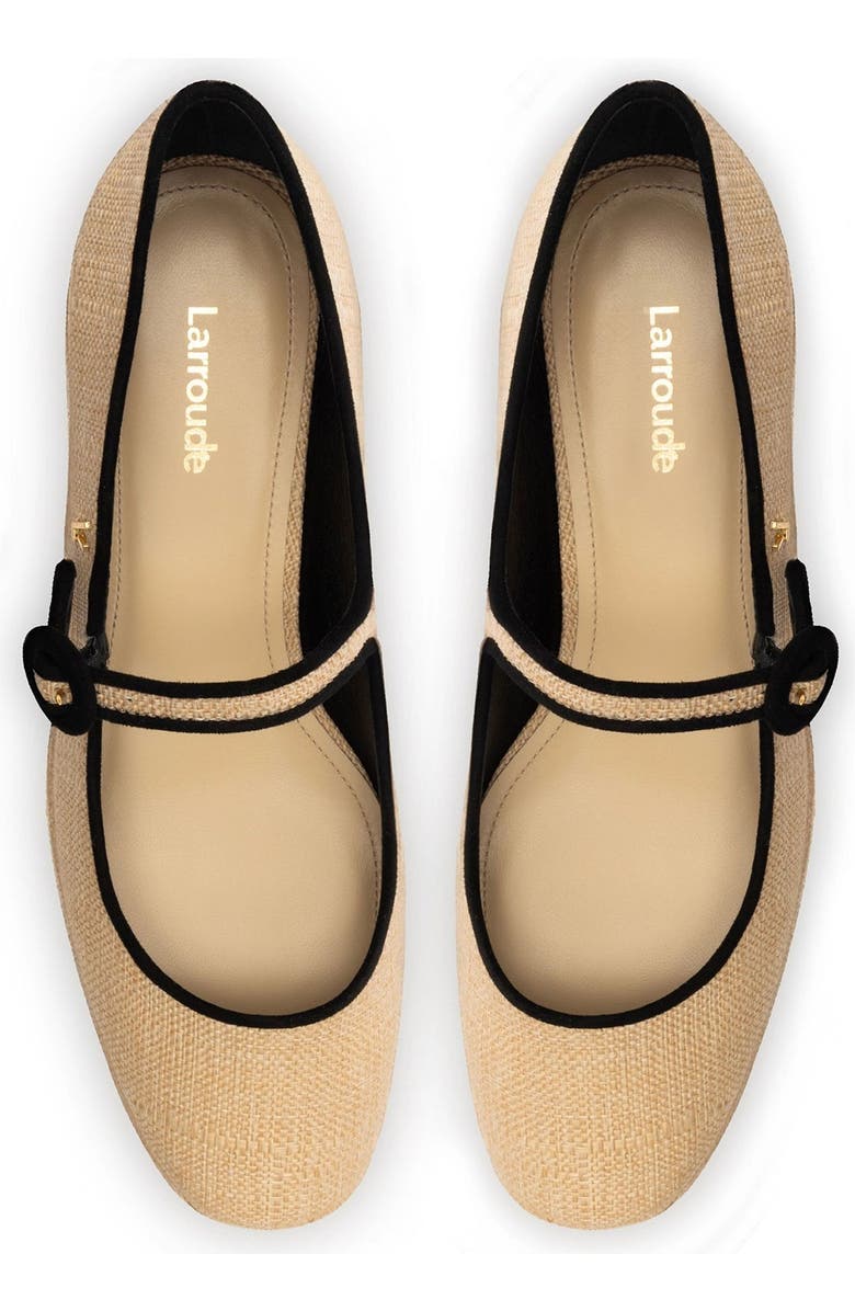 Larroudé Blair Flatform, Alternate, color, Beige