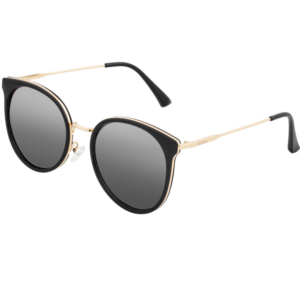 BERTHA Brielle Polarized Sunglasses in Black/black  product