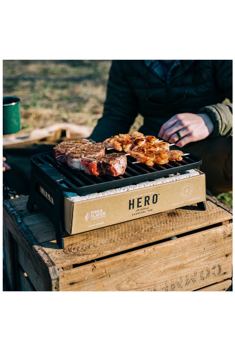 Hero™ Portable Charcoal Pod Grilling System, Alternate, color, MULTI