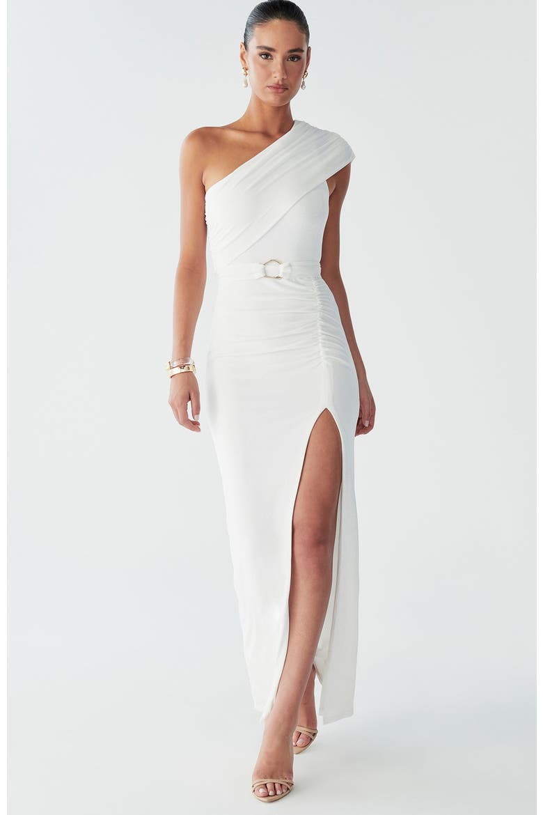 Meliza Dress, Alternate, color, White